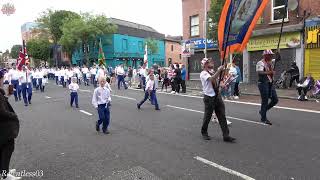 Pride Of Ballybeen FB  Belfast 12th quotReturn Routequot 12072024 4K [upl. by Leasa]