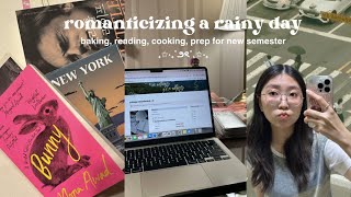 rainy day in my life vlog  baking studying french reading cooking prep for new semester [upl. by Yann999]