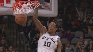 Kawhi Booed Spurs Return DeRozan 1st Triple Double [upl. by Noloc277]