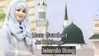 Hara Gumbad Jo Dekhoge With Lyrics  Female Version  Laiba Fatiba  Islamic Song [upl. by Rutter]