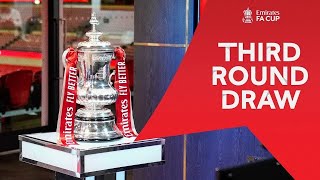 Third Round Draw  Emirates FA Cup 202425 [upl. by Oniluap]