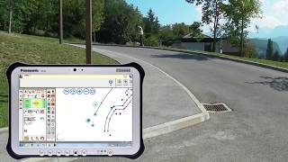 Comment réaliser un levé topographique sur Land2map avec une station totale Topcon [upl. by Ahcorb]