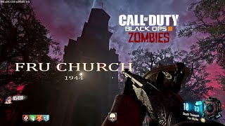 ZOMBIES ON A CHURCH BLACK OPS 3 EDITION  FRU CHURCH 1944 CUSTOM MAP [upl. by Willamina]