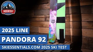 2025 Line Pandora 92  SkiEssentialscom Ski Test Review [upl. by Yentnuoc]