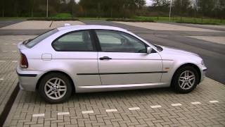 MY 2004 BMW 3series E46 compact model 316 ti  walk around  18 litre 85kw 116PS 175nm [upl. by Karyl288]