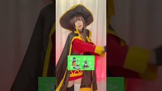 this Megumin Yunyun ending was so adorable 😭 konosuba cosplay [upl. by Munmro113]