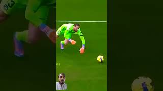 Impossible Goalkeeper saves😍 soccerskillsfootballshortseditsoccerplayer [upl. by Adlig]