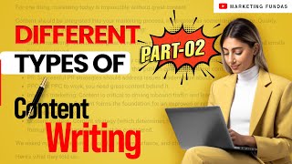 Different Types of Content Writing  Content Writing Tutorial for Beginners Hindi  contentwriting [upl. by Pembroke]