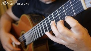 Canarios  Gaspar Sanz  NBN Guitar playthrough [upl. by Nnylamme528]