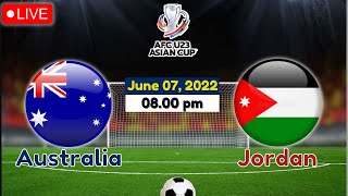 🔴 LIVE Match Score  Australia vs Jordan  AFC U23 Football Championship  Jun 07 2022 [upl. by Ellenehc]