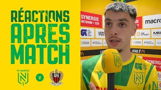 FC Nantes  OGC Nice  la réaction des joueurs [upl. by Gavin656]