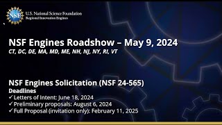 NSF Engines Roadshow 2 CT DC DE MA MD ME NH NJ NY RI VT [upl. by Denna]