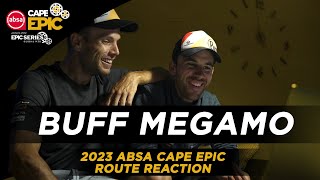 Buff Megamo  2023 Absa Cape Epic Route Reaction [upl. by Hatty]