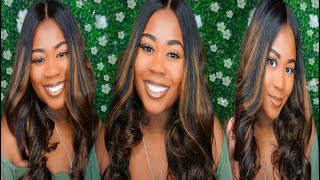 Glueless Ombre TPart Lace Wig  Ft Idefinewig Review  Easy Glueless Wig Install for Beginners [upl. by Mandelbaum]