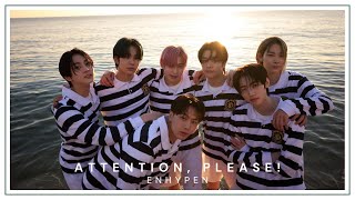 ENHYPEN ‘attention please’  easy lyrics [upl. by Soelch358]