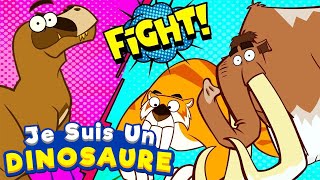 Ice Age VS monde jurassique  Bande dessinée drôle de dinosaure pour les enfants [upl. by Hpsoj]