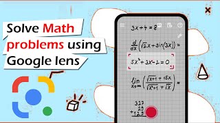 Solve Math Problems using Google Lens [upl. by Katleen408]