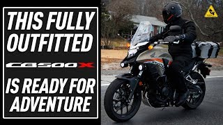 Outfitting the Honda CB500x For AdventureCommuting  TwistedThrottlecom [upl. by Tloc]