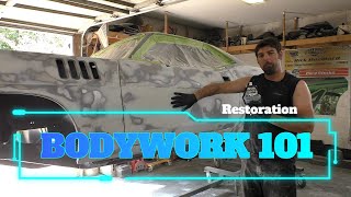 Basic guide to Bodywork block sanding priming and primers in the restoration world [upl. by Nonek566]