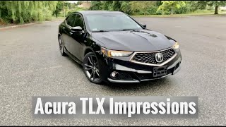 2018 Acura TLX ASpec Review and Testdrive [upl. by Artenal]