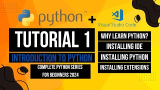 Python Tutorial for Beginners  Part 1 🚀 [upl. by Llerrot673]