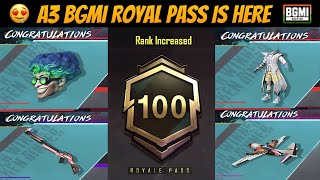 😍BGMI NEW UPDATE amp ROYAL PASS IS HERE  A3 ROYAL PASS IS HERE  BGMI amp PUBG   SAMSUNGA3A5A6A7 [upl. by Ireva]