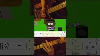 South Park  Token plays bass cover with tabs [upl. by Atteynek56]