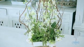 Flowers amp Floristry Tutorial Singapore Orchid Arrangement [upl. by Anrehs]