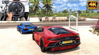 Lamborghini Huracán EVO amp Audi R8 V10 Plus  Forza Horizon 5  Thrustmaster T300RS gameplay [upl. by Winters]