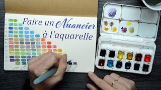 Débuter laquarelle  Mélanger ses couleurs [upl. by Tsuda]