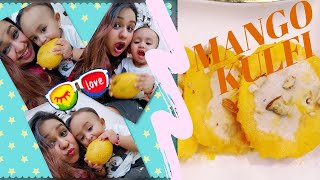 HOMEMADE MANGO KULFI  Summer Special  Kids Favourite Mummys Magic  Indian Dessert Recipes [upl. by Ycats]