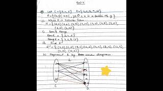 cartesianproducts binaryrelation nationalbookfoundation grade9math Ex34 [upl. by Egoreg776]