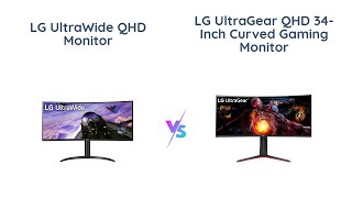 🔥 LG UltraWide vs UltraGear Monitor Comparison 🖥️🎮 [upl. by Shererd]