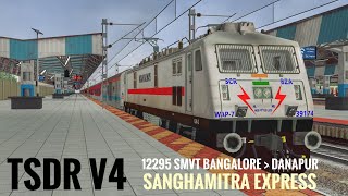 TSDR V4 Gameplay  Locopilot duty 12295 Sanghamitra express TSDR [upl. by Jillana]