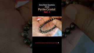 Benefits Of Pyrite Bracelet  Part  1 pyrite pyritebracelet [upl. by Reel970]