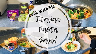 Italian Pasta Salad  Cook With Me [upl. by Ullman]