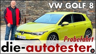 2020 VW Golf 8 Probefahrt im Volkswagen Golf 8 Test Ausstattung Motor Fakten Review Preis Deutsch [upl. by Darci]