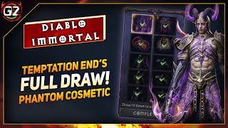 Temptation Ends  Phantom Cosmetic  Full Draw  Diablo Immortal [upl. by Matt710]