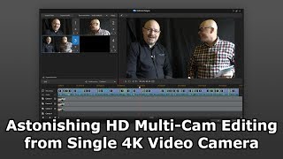 Editing 4K to 720p Multi Cam Video in PowerDirector [upl. by Adnuhsal]