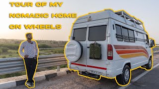 Tour of My Dream Camper Van  Barty The Van  Campervan  Motorhome  Van Life India [upl. by Rask119]