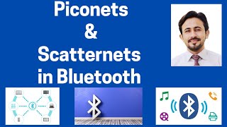 What are Piconets  What are Scatternets in Bluetooth   Piconets and Scatternets in Urdu  Hind [upl. by Akiemahs]