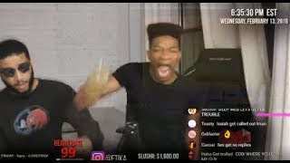 ETIKA GETS ANGRY ABOUT HATE ON STREAM [upl. by Ttoille2]