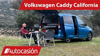 Volkswagen CADDY CALIFORNIA Prueba  Test  Review en español  Autocasión [upl. by Novick]