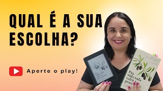 Livro impresso ou kindle  Qual é o seu favorito Ponto da Leitura [upl. by Notna]