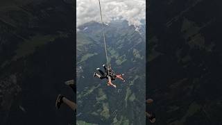 UNBELIEVABLE 15000 FT 😱 FROM SKY  SKYDIVING INTERLAKEN shorts switzerland skydiving comedy [upl. by Arbmahs405]