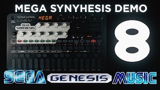 Mega Synthesis Demo 8 Sega Genesis Music Machine [upl. by Adnylg]