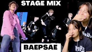 BTS  Baepsae 뱁새 Stage Mix  REACTION 방탄소년단 [upl. by Dyolf54]