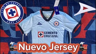 UNBOXING NUEVO JERSEY DE CRUZ AZUL PIRMA DE VISITANTE [upl. by Llorre]