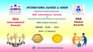 ANTARJYAMI MAHALA  SRA GLOBAL AWARD  2024 [upl. by Fanchette]