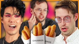 The Try Guys Make Churros Without A Recipe [upl. by Anillehs]